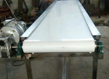 白色皮帶輸送機(jī) 材質(zhì)PU，耐高溫，耐腐蝕酸堿